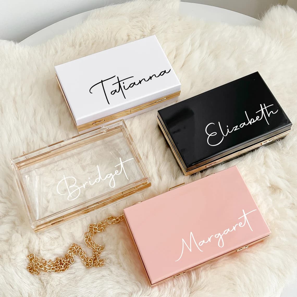 Acrylic Box Clutch Bag