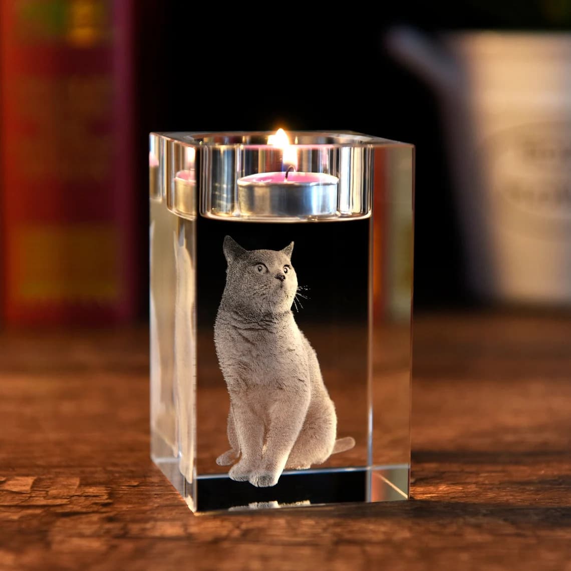 Crystal Candlestick Ornament